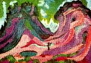 Ernst Ludwig Kirchner amselflue Spain oil painting artist